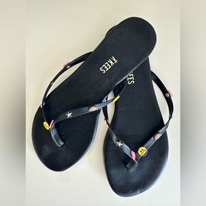 Black Emoji Kids Sandals